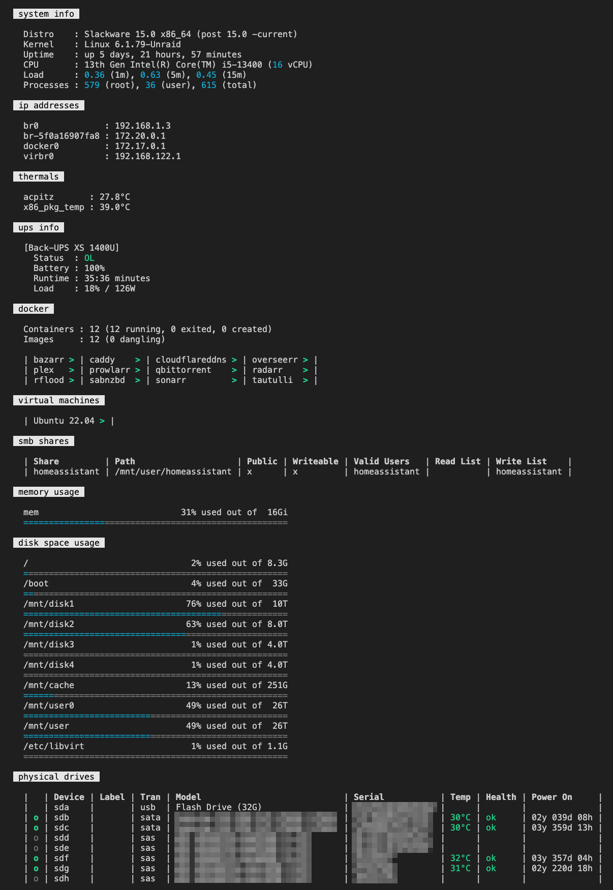 sysinfo.sh output