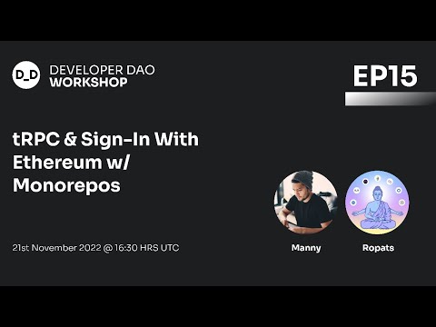 tRPC & Sign-In With Ethereum w/ Monorepos