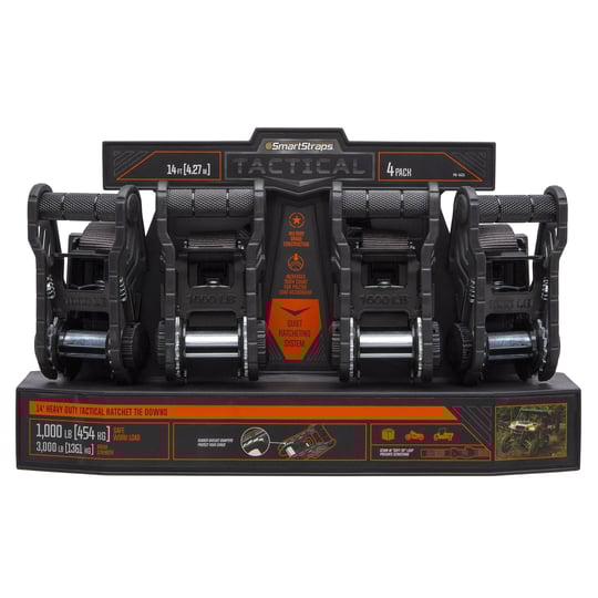 smartstraps-14-3000-lb-tactical-ratchet-tie-down-4-pack-orange-1