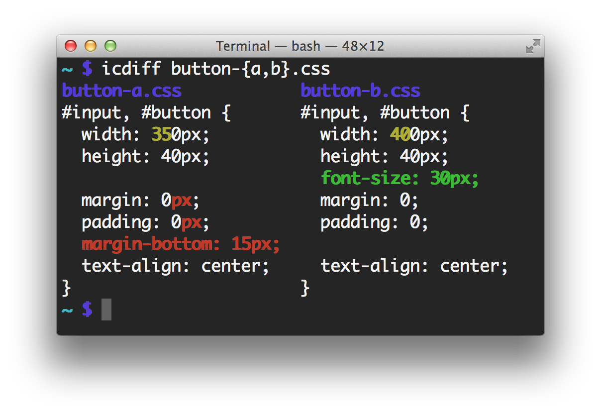 icdiff demo