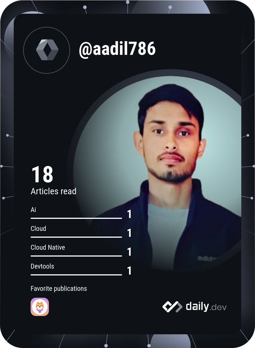 Aadil Mugal's Dev Card