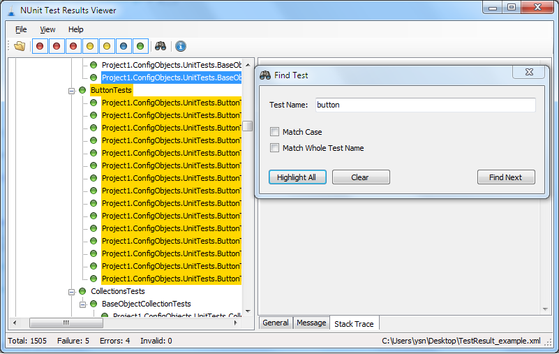GitHub - yoursen/NUnit-Test-Results-Viewer: Quite old NUnit Test ...