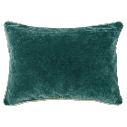 rectangular-fabric-throw-pillow-with-solid-color-and-piped-edgesteal-green-1