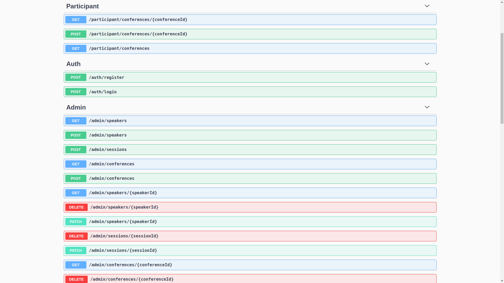 Conference System Documentation