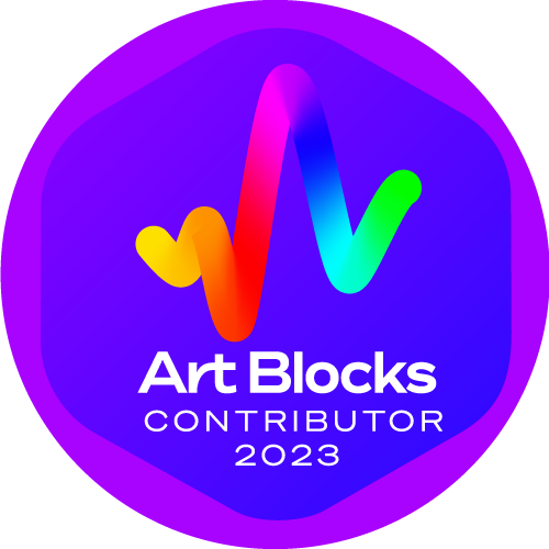 GitPOAP: 2023 Art Blocks Contributor GitPOAP Badge