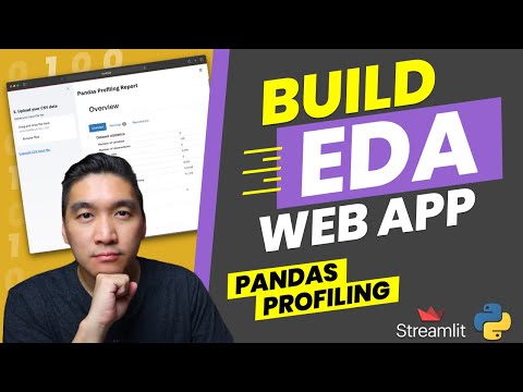 How to build an EDA app using Pandas Profiling | Streamlit #19