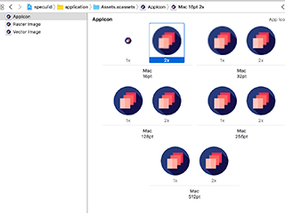 Image Set Examples from Xcode