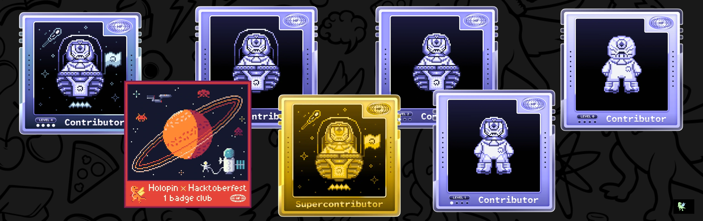 An image of @dakshrjain737's Holopin badges, which is a link to view their full Holopin profile