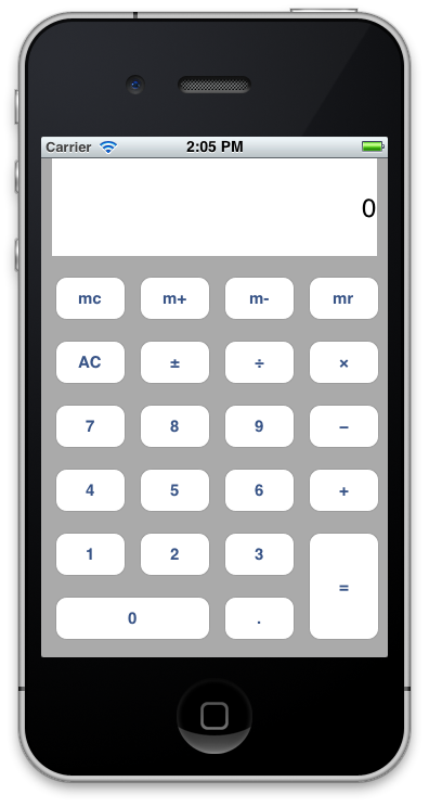 iPhone Calculator