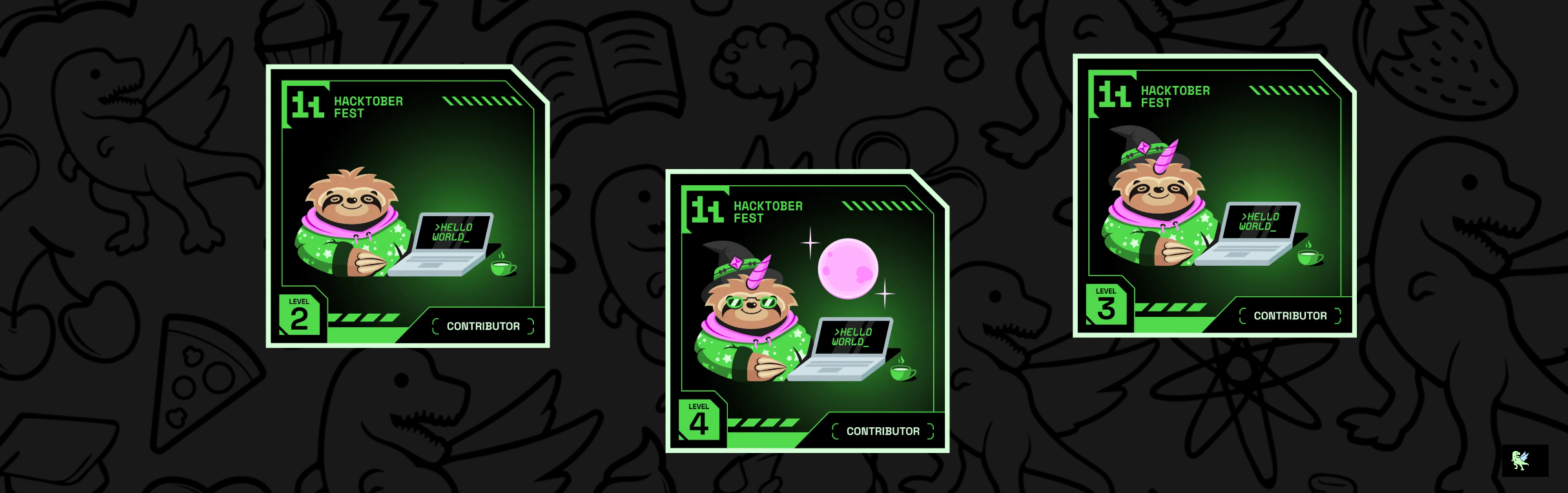 An image of @mrigaanksh's Holopin badges, which is a link to view their full Holopin profile