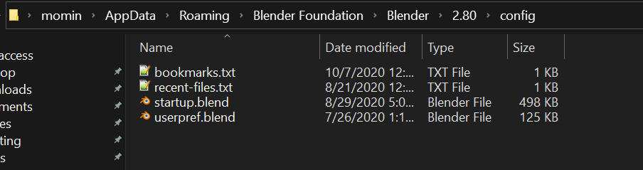 startup.blend and userpref.blend