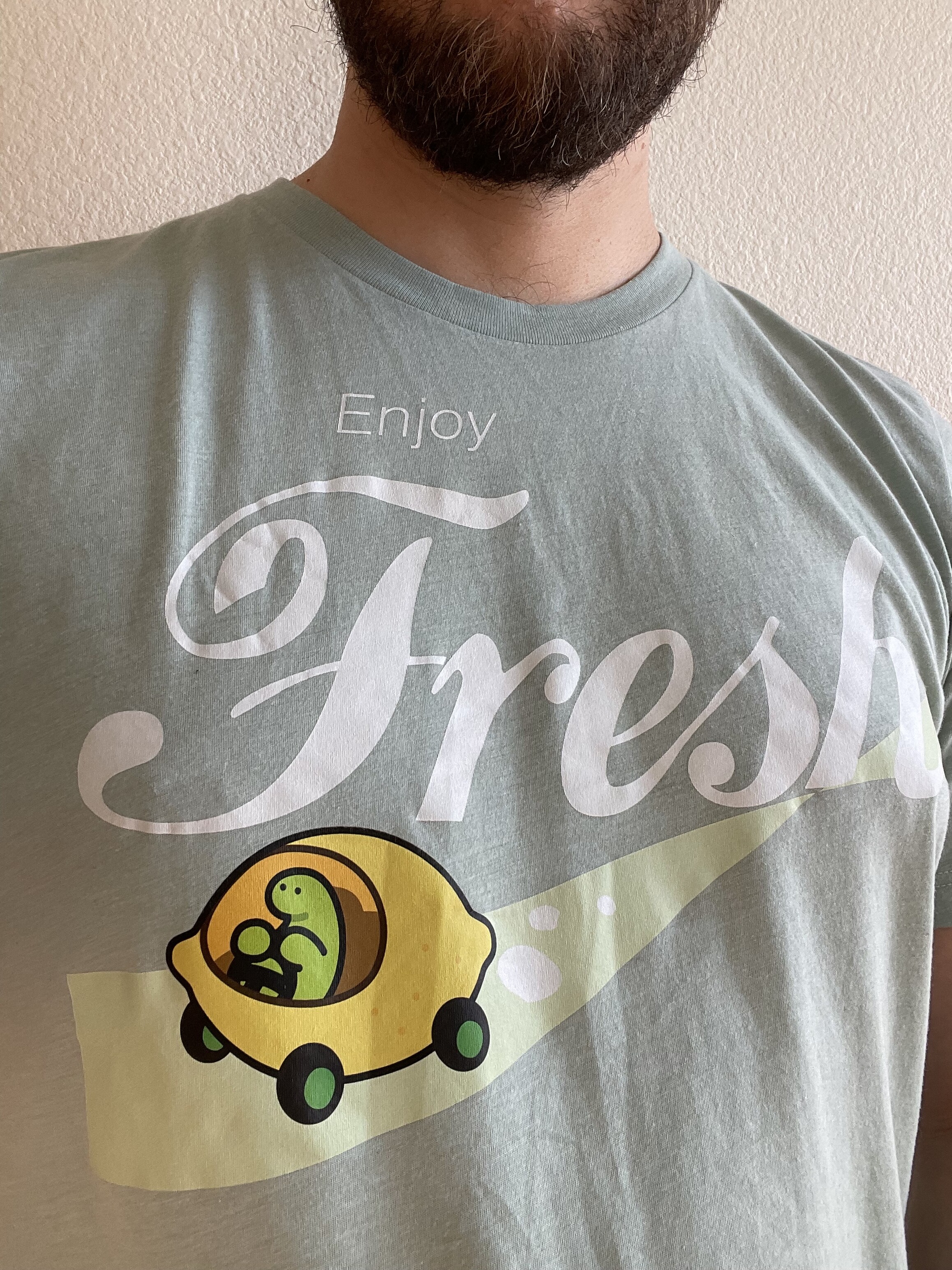 Kevin Gorski in Deno Fresh.js T-shirt