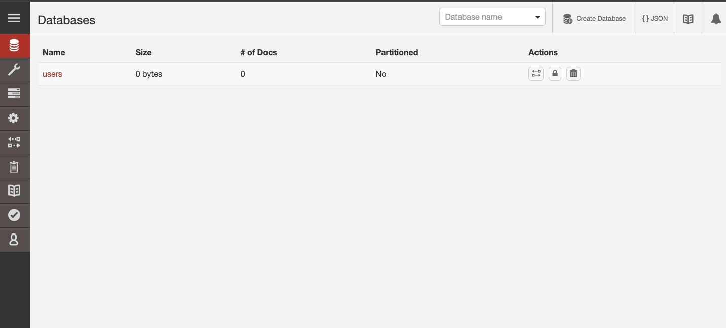 User database