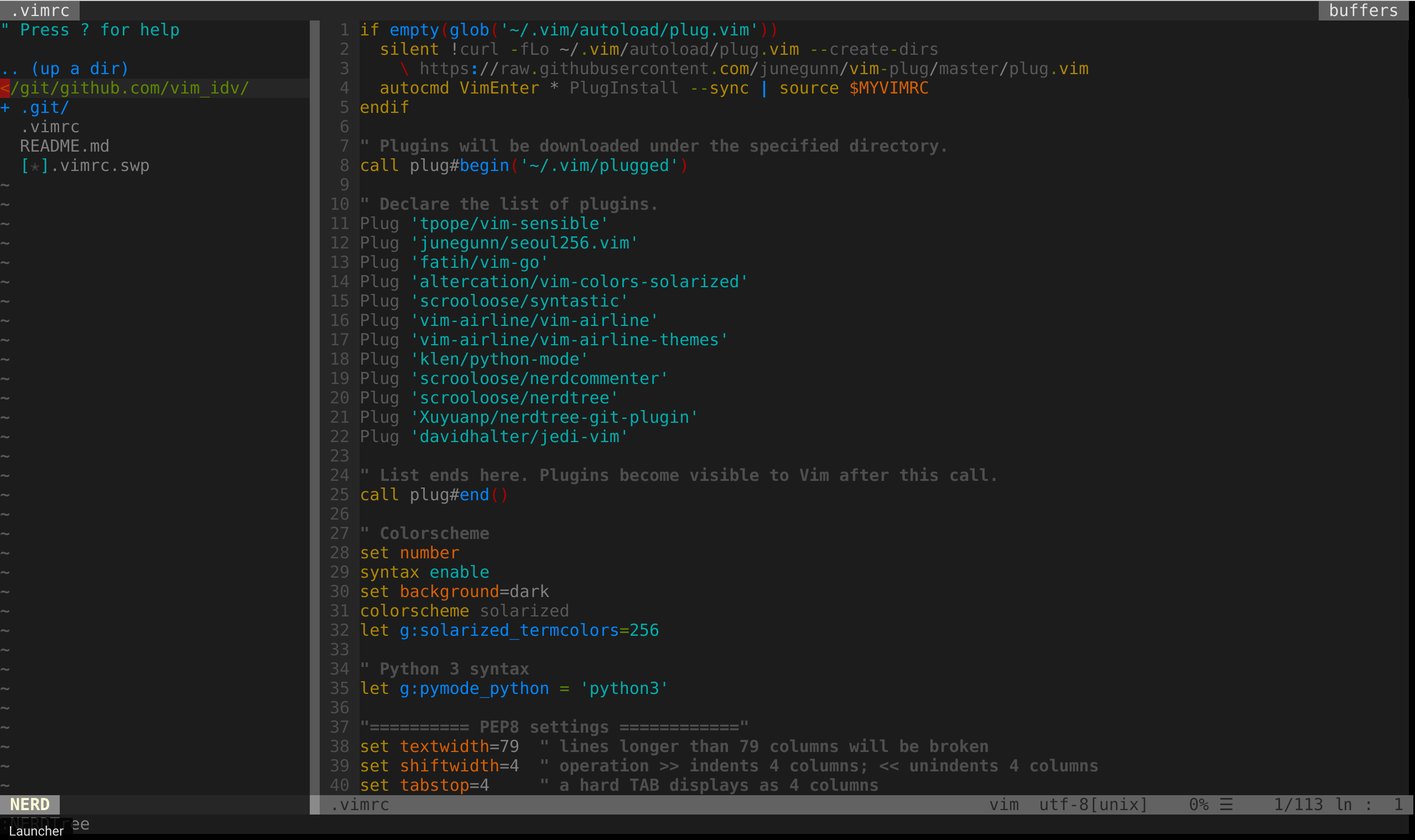 vim_idv screenshot