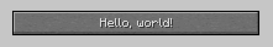 Picture of the resulting button.