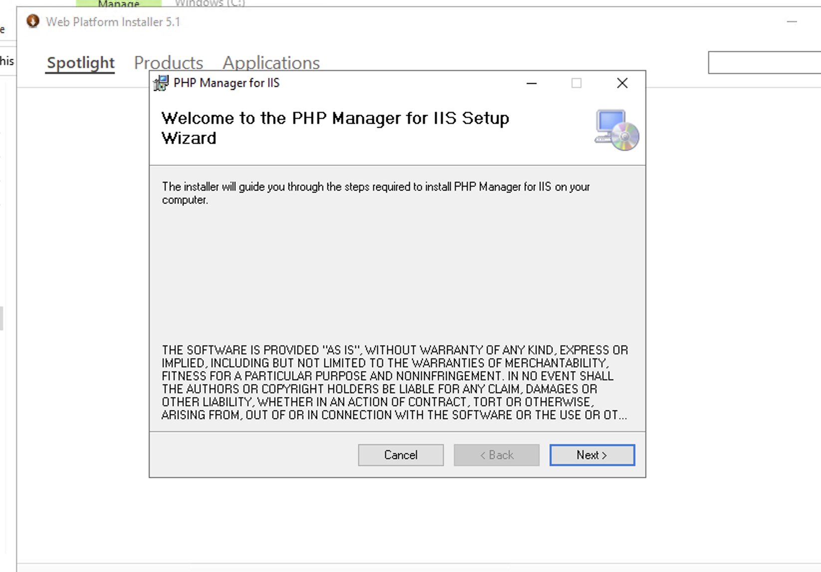 PHP Manager