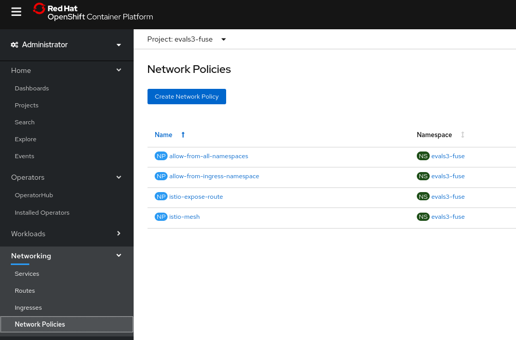 Networkpolicy