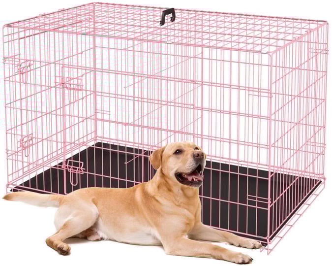 bestpet-2430364248-inch-dog-crates-for-large-dogs-folding-mental-wire-crates-dog-kennels-outdoor-and-1