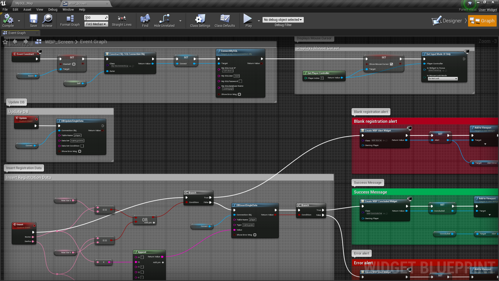 MySQL UE4.25