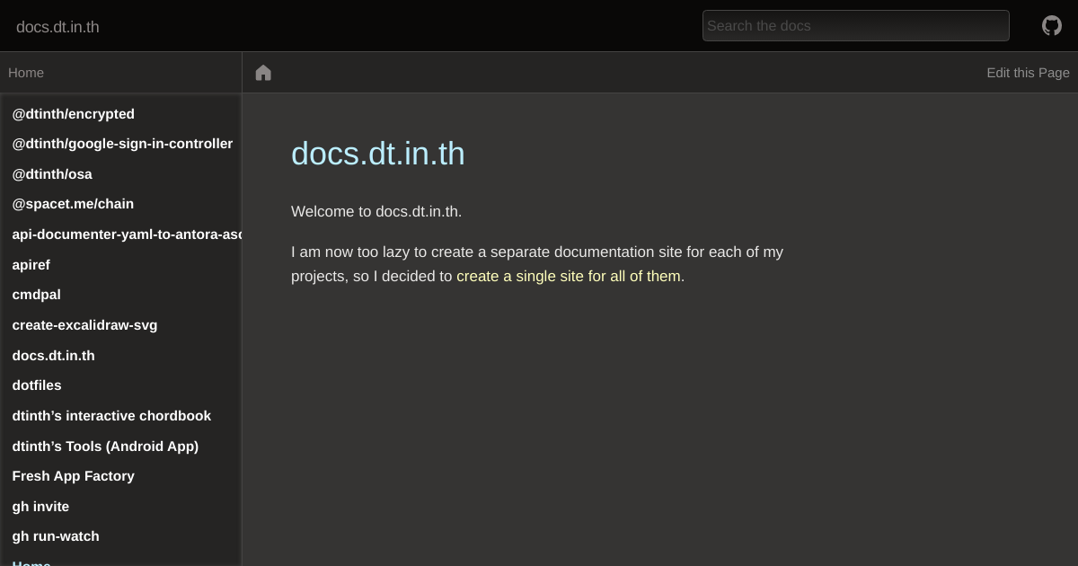 docs index