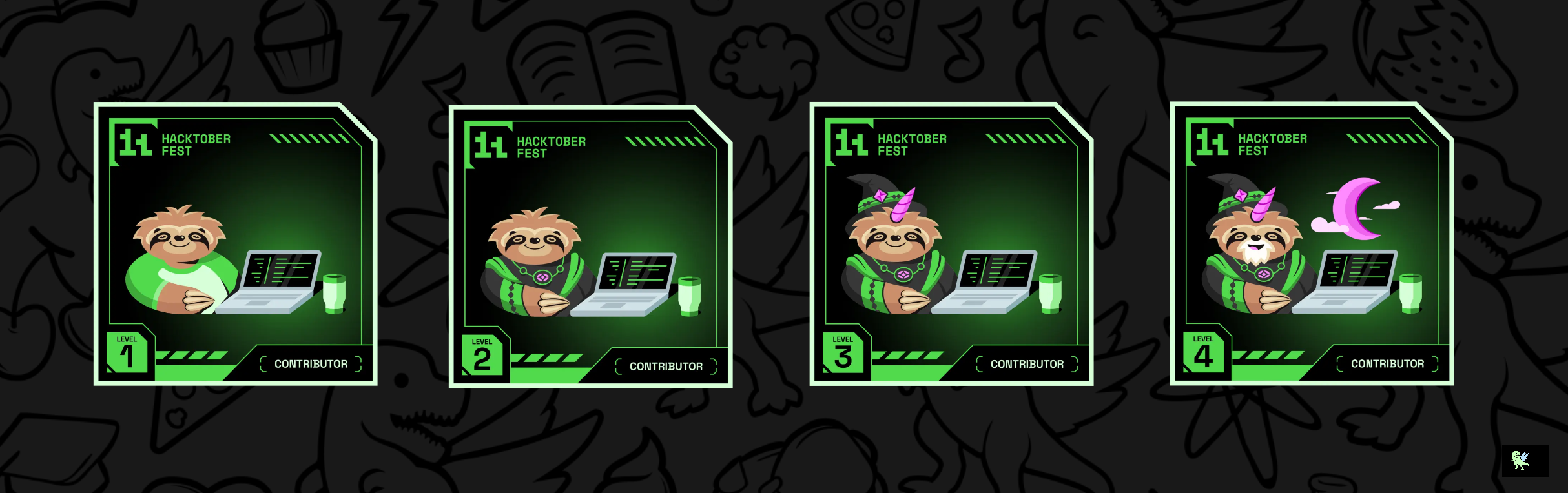 An image of @sheershbhatnagar's Holopin badges, which is a link to view their full Holopin profile