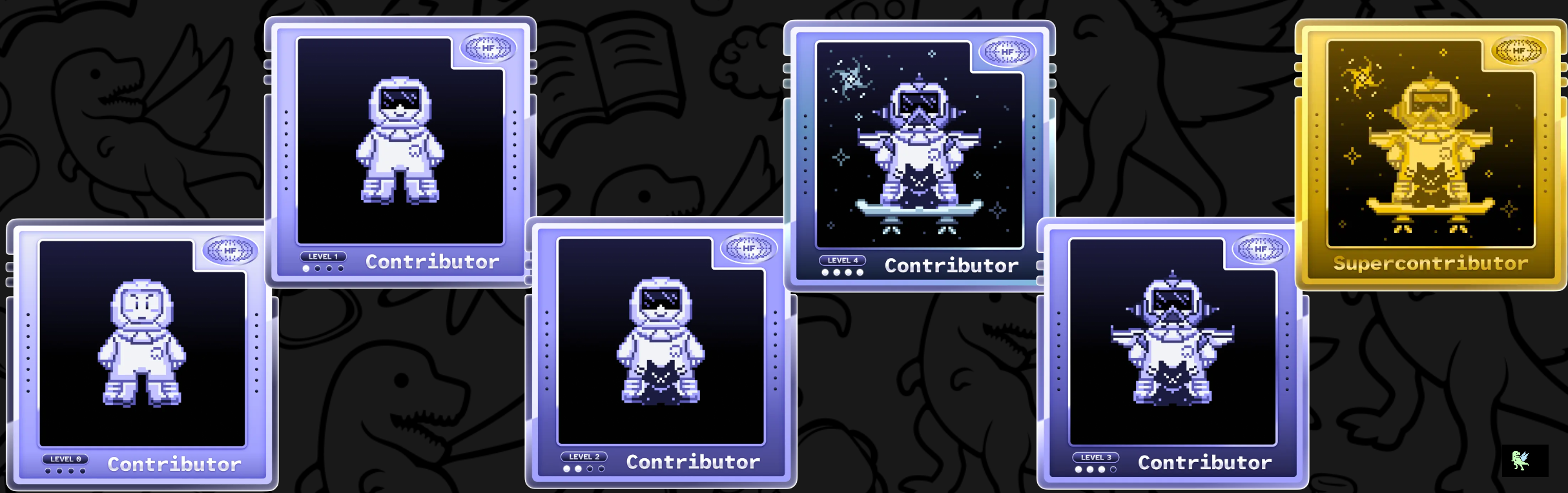 An image of @sarthakwade's Holopin badges, which is a link to view their full Holopin profile