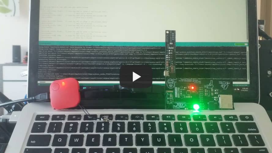 Firmware download using a USB to UART TTL Burner