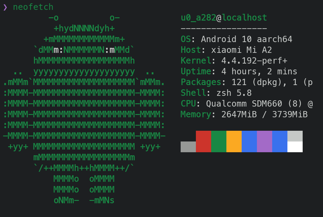 neofetch