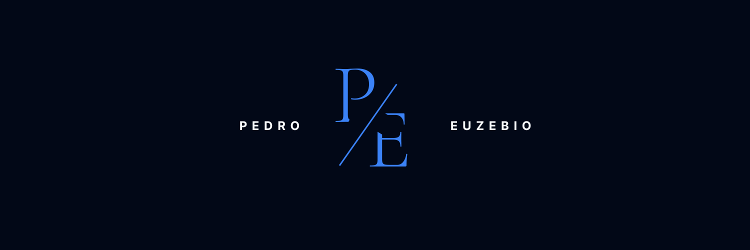 Banner de apresentação do perfil do GitHub do Pedro Euzebio