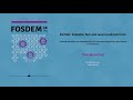 Emitter at Fosdem
