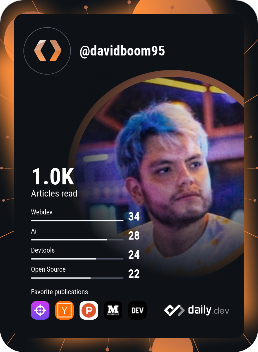 David Andres's Dev Card