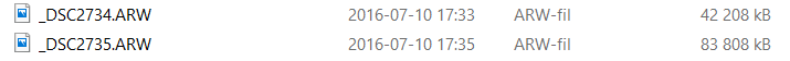 compressed vs uncompressed RAW