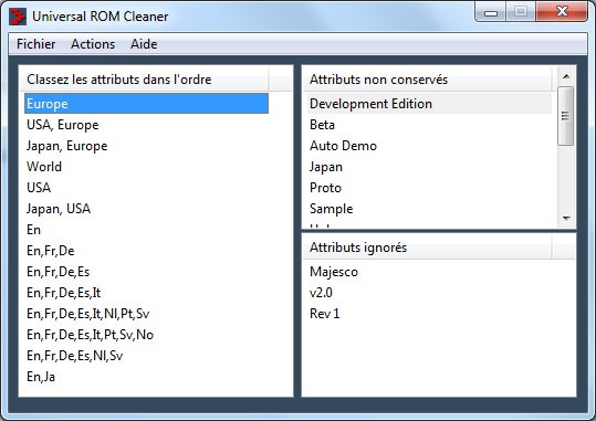 Universal ROM Cleaner Interface