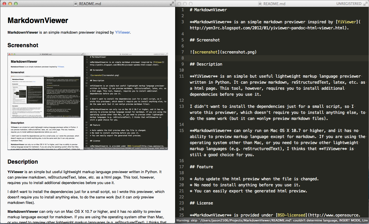 GitHub - jason2506/MarkdownViewer: An simple markdown previewer ...