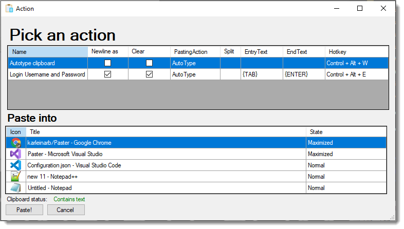 ActionPicker