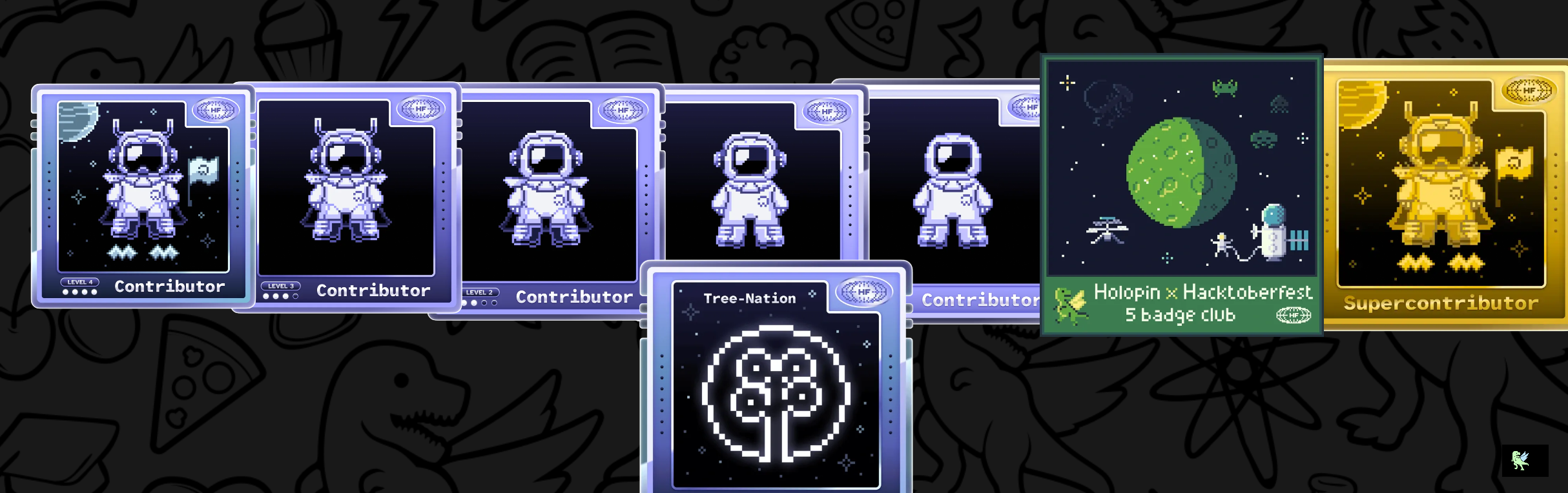 An image of @shikharshetty's Holopin badges, which is a link to view their full Holopin profile