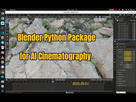 Blender Python Package for AI Cinematography