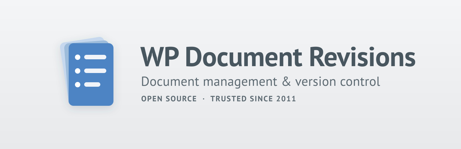 WP Document Revisions header logo