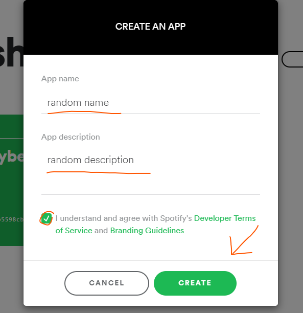 create an app screen