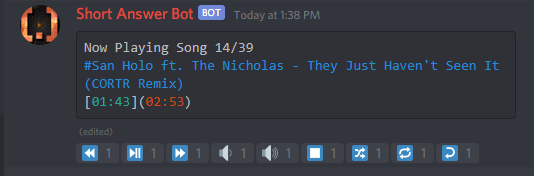 Emoji and Command controlled music player