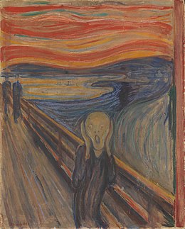 Le cri, par Edvard Munch