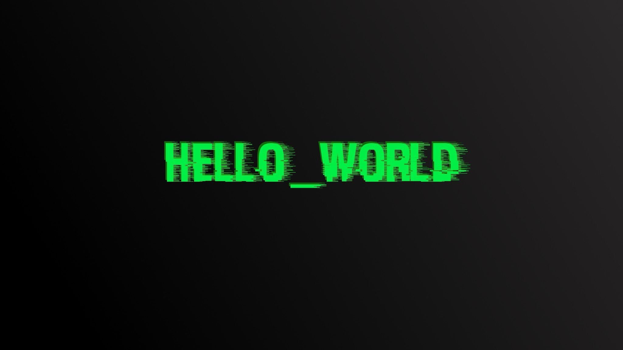 Hello world