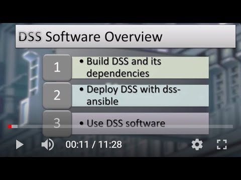 How to build, deploy, and use DSS software