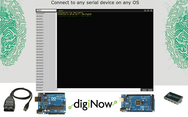 DigiNow Chrome Serial App