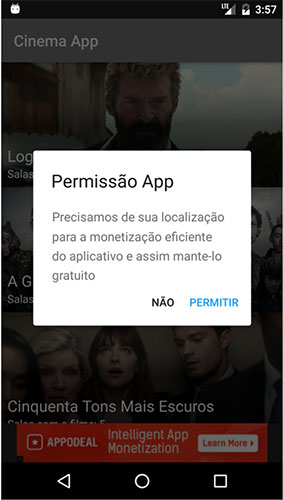 Tela do aplicativo Android do capítulo 5