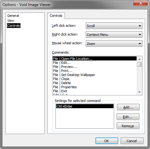 Void Image Viewer Image Controls