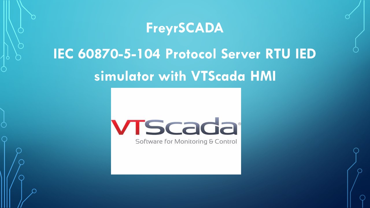 DNP3 Protocol Outstation RTU IED Simulator with VTScada HMI