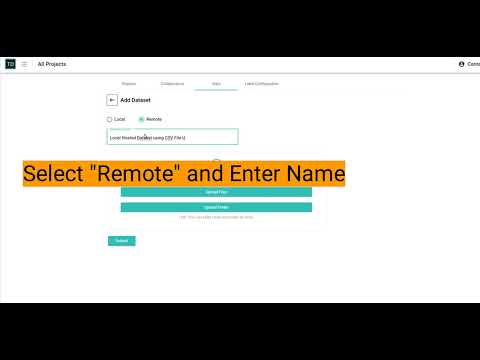 Local Dataset using CSV File Upload - Edited