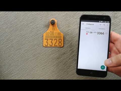 Puedes añadir el número del crotal con la cámara usando El Mayoral, app para registro de tu ganado.