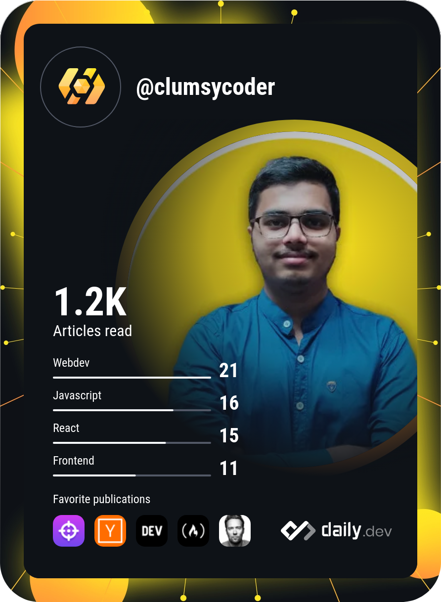 Kaushal Joshi's Dev Card